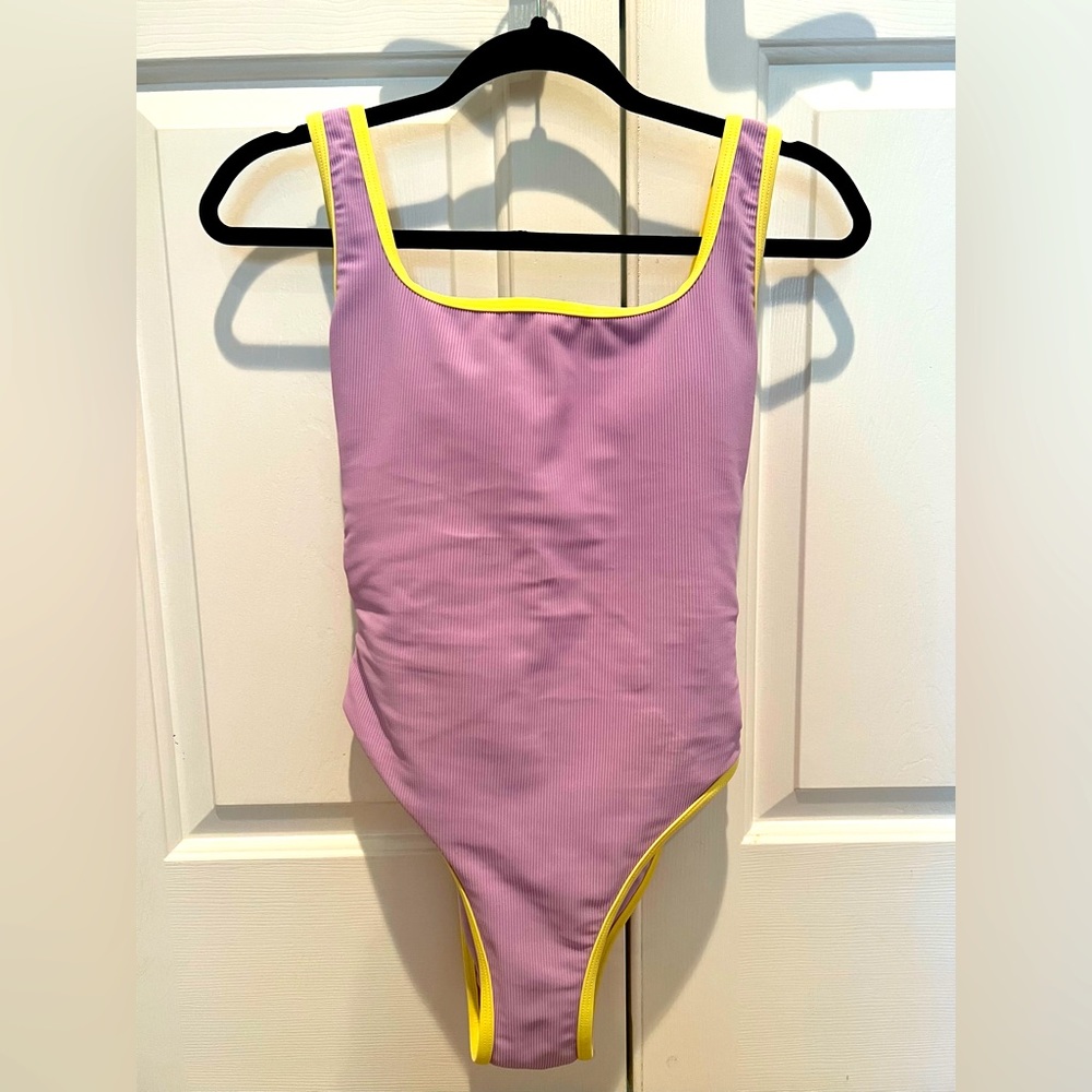Lainsnow Lilac/Lemon Bathing Suit